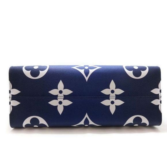 Louis Vuitton Tote Bag On The Go Blue GM LV Shoulder Bag - Picture 3 of 6